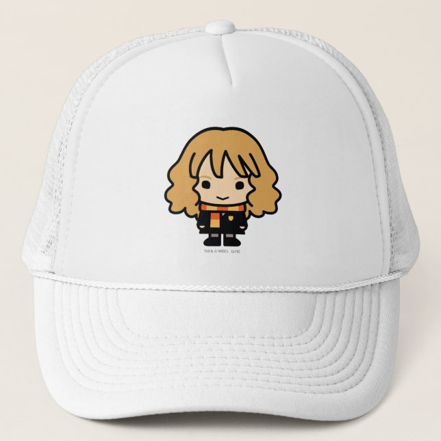 Hermione Granger Cartoon Character Art Trucker Hat (Front)