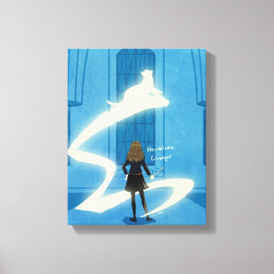 Hermione Granger Patronus Painting Canvas Print