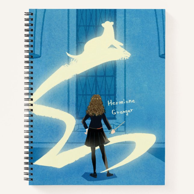 Hermione Granger Patronus Painting Notebook (Front)