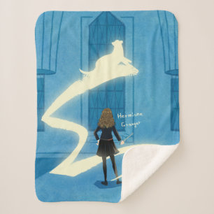 Hermione Granger Patronus Painting Sherpa Blanket