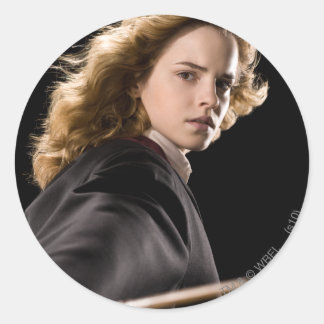 Hermione Granger Ready For Action Classic Round Sticker