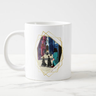 Hermione, HARRY POTTER™, & Hagrid in Diagon Alley Large Coffee Mug