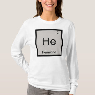 Hermione Name Chemistry Element Periodic Table T-Shirt