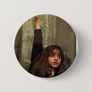 Hermione raises her hand 2 inch round button