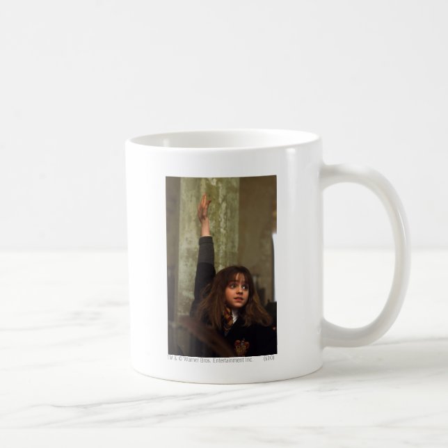Hermione raises her hand coffee mug (Right)