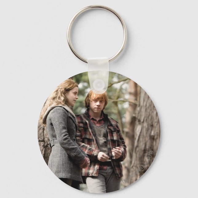 Hermione, Ron, and Harry 2 Keychain (Front)