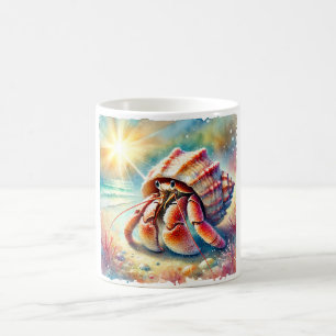 Hermit Crab 100724AREF103 - Watercolor Coffee Mug