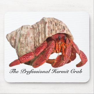 Hermit Crab Mousepad, The Professional Hermit Crab Mouse Pad