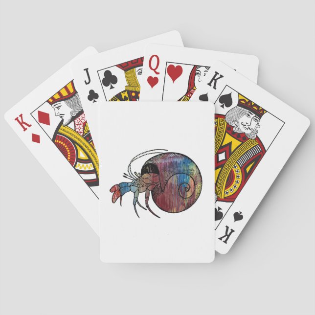 Hermit Crab Playing Cards (Back)