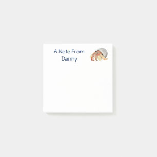 Hermit Crab Post-it Notes