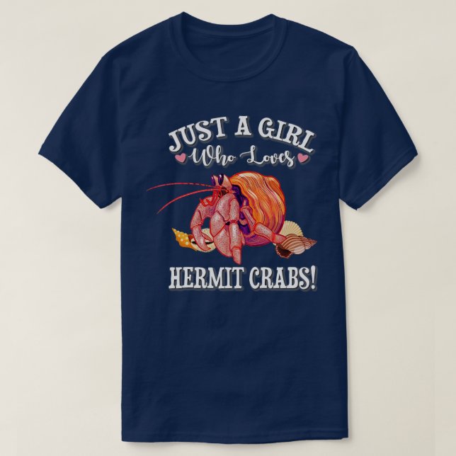 Hermit Crab TShirt (Design Front)