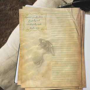 Hermit Crabs Scripture Scrapbook Paper