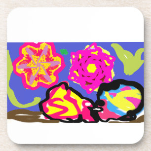 Hermit crabs wedding coaster
