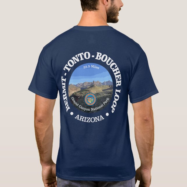 Hermit-Tonto-Boucher Trail (rd) T-Shirt (Back)