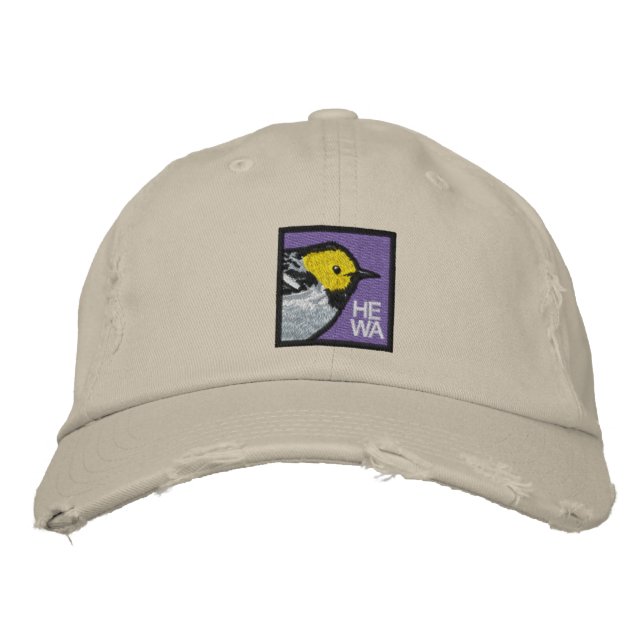 Hermit Warbler Embroidered Hat (Front)