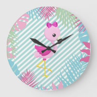 Hermoso Reloj Flamenco Rosa para Personalizar