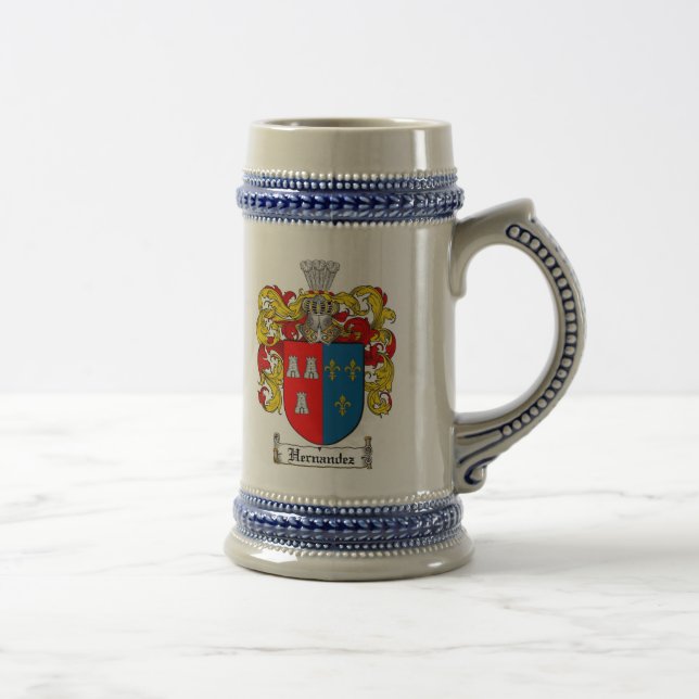 Hernandez Coat of Arms Stein (Right)