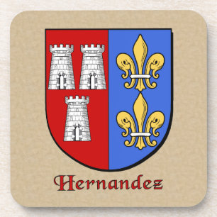 Hernandez Family Shield Coaster
