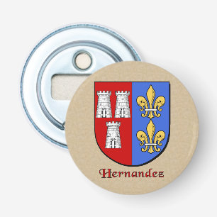 Hernandez Historical Arms Shield Bottle Opener