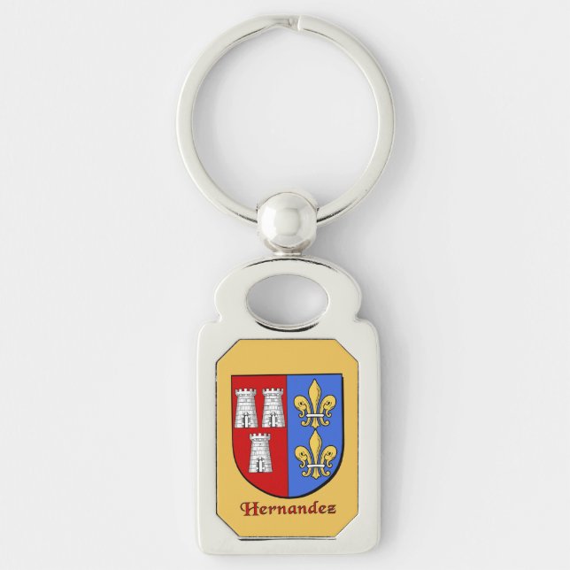 Hernandez Historical Shield Keychain (Front)
