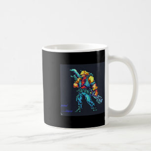 Hero ( 90's Retro Video Game Pixel Style Art)  Coffee Mug