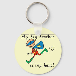 Hero Big Brother Tshirts and Gifts Keychain