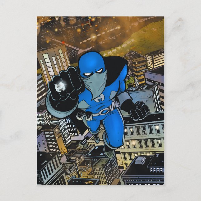 Hero by Night Issue 1 cover postcard (series 1) (Front)