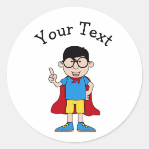 Hero Classic Round Sticker