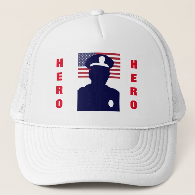 HERO COP TRUCKER HAT (Front)