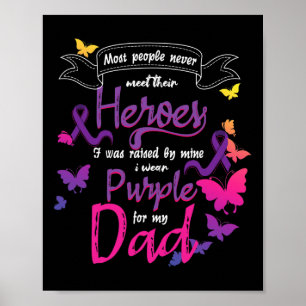 Hero Dad November Pancreatic Cancer Awareness Poster