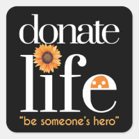 Hero Donate Life Stickers
