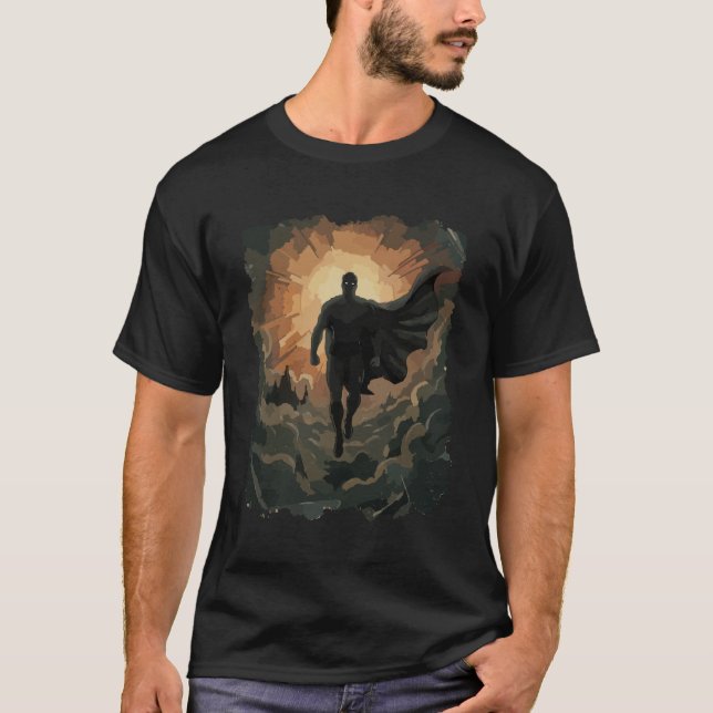 Hero - Flying super human T-Shirt (Front)