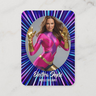 Hero Glow Photo Coscards Cosplay Cartes de commerc