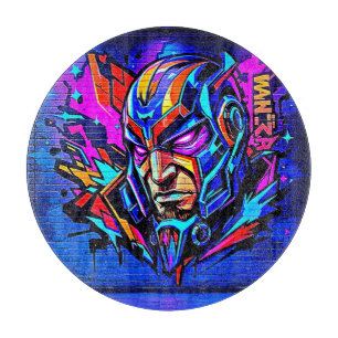 Hero Graffiti Burst Cutting Board