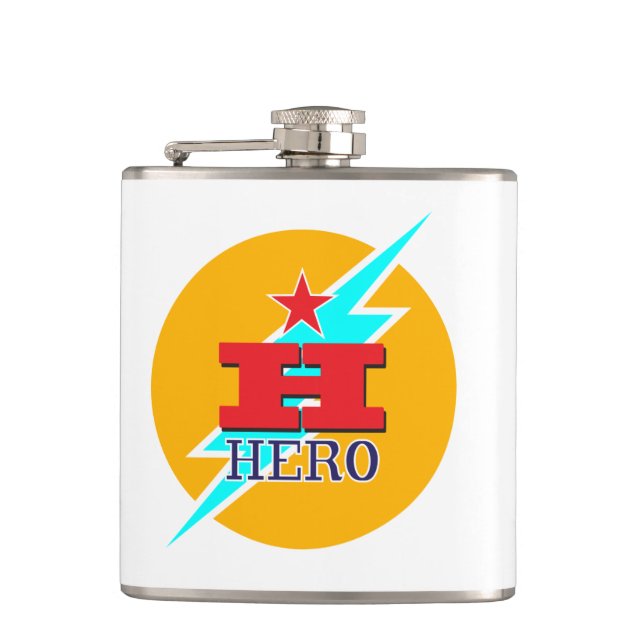 Hero Hip Flask (Front)