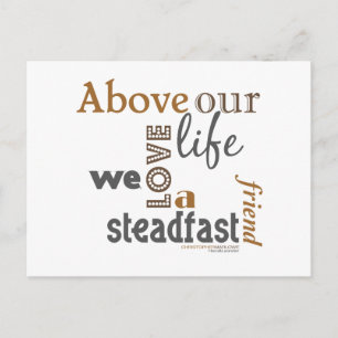 Hero & Leander Friend Quote Postcard