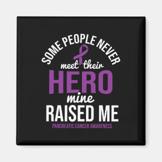 Hero Raised Me Pancreatic Cancer Awareness Pancrea Magnet