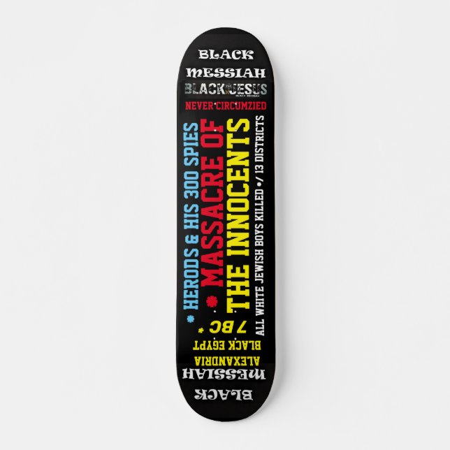 HEROD 300 SPIES Skateboard, 7¾" Deck Skateboard (Front)