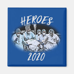 Heroes 2020 (medical personnel-pandemic) magnet