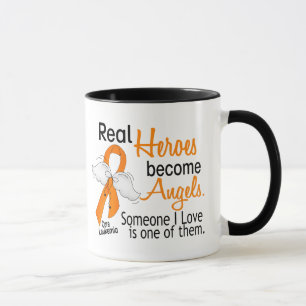 Heroes Become Angels Leukaemia Mug