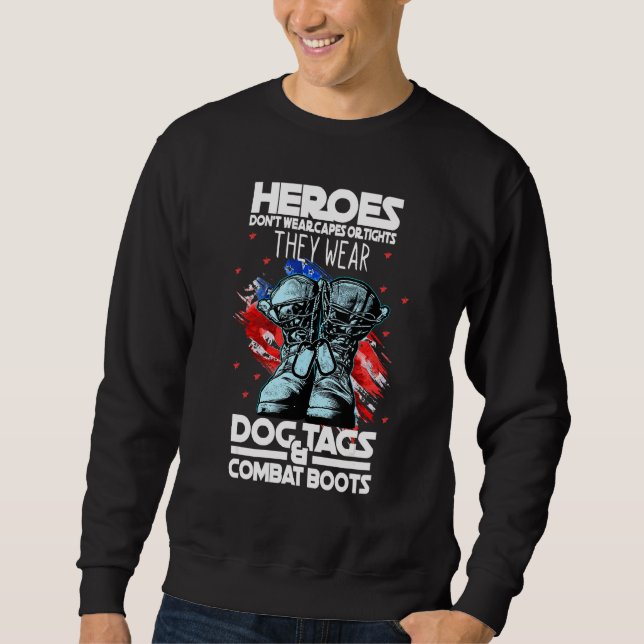 Heroes Combat Boots Sweatshirt (Front)