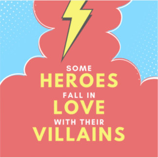 Heroes Love Villains - Lightning Sticker