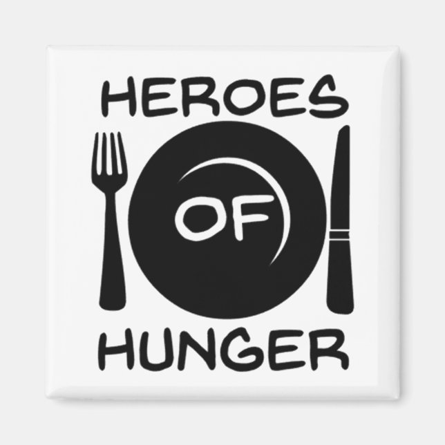 Heroes of Hunger  Magnet (Front)
