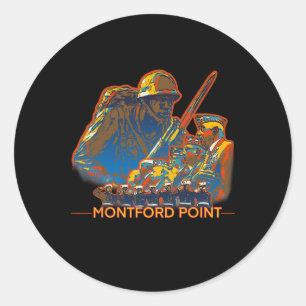 Heroes Of Montford Point Black Inventors Black His Classic Round Sticker
