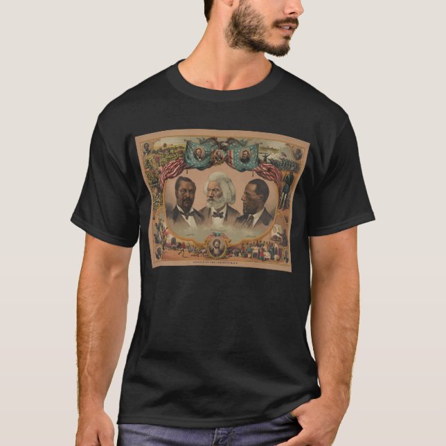 Heroes of the Coloured Race 1881 Frederick T-Shirt (Front)