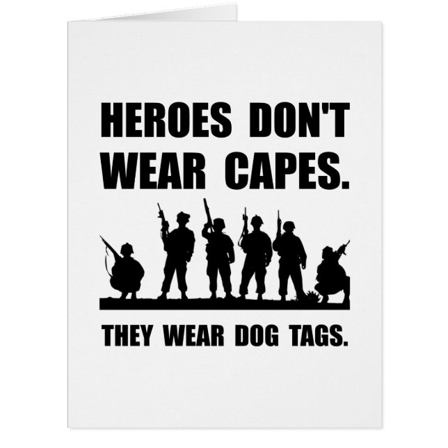 Heroes Wear Dog Tags (Front)