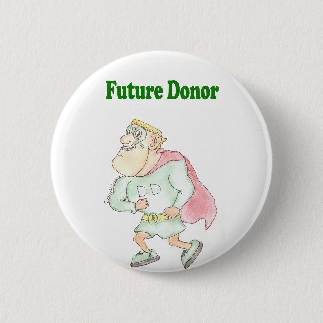 heroguy 2 inch round button (Front)