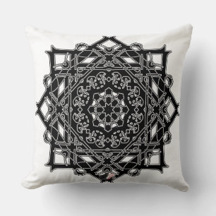 Heroic Octa Glyph Throw Pillow
