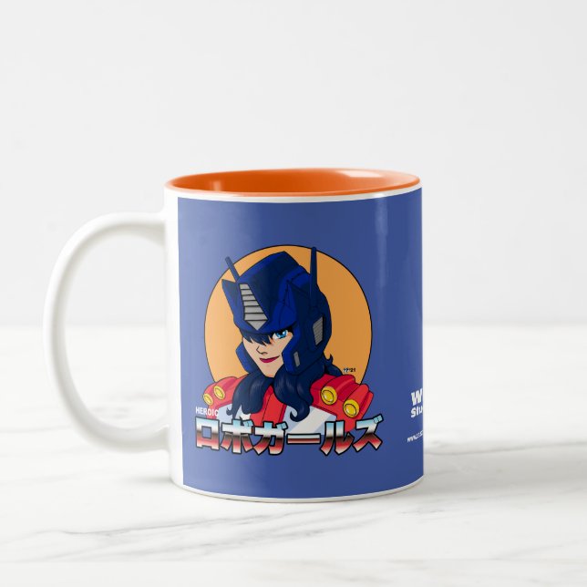 Heroic Robo-Girls Mug No. 1 (Left)