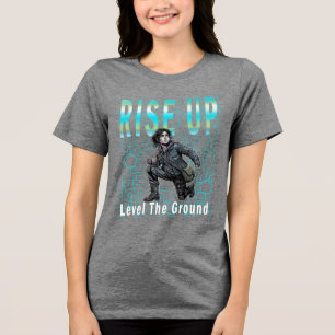 heroic style Tri-Blend shirt